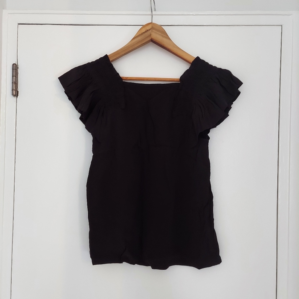 Maeve Ruffled Sleeved Blouse - Picture 2 of 7